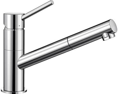 Robinetterie de cuisine haute pression Blanco KANO-S chrome galvanisé 521503 Robinet de cuisine en métal chromé