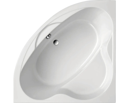 Eckbadewanne aus Sanitäracryl, Aufsicht