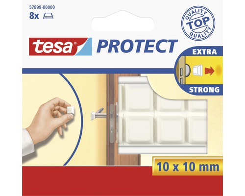Tampon de protection tesa® Protect blanc 10 x 10 mm