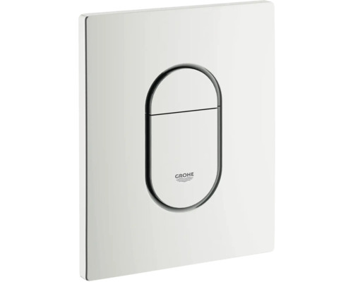 GROHE plaque de commande Arena Cosmopolitan plaque blanc brillant / bouton blanc brillant 38844SH0