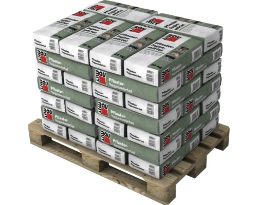 Palette de sacs de mortier pour joints de pavés