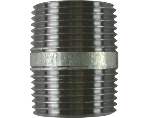 GEBO Schraubfitting Rohrnippel Metall x 1 Zoll AG 4 cm