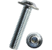 Dresselhaus Innensechskantschraube Halbrundkopf Antrieb Teilgewinde rostfrei 5,0 x 8 mm 100 Stück