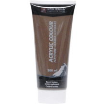 Peinture acrylique terre d'ombre brûlée 200 ml