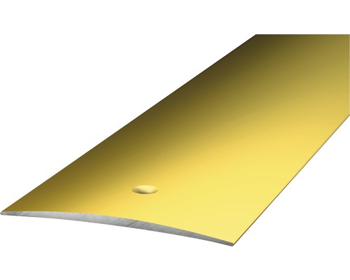 Barre de seuil Prinz aluminium or perforé 50 x 1000 mm Barre de seuil dorée pour revêtements de sol