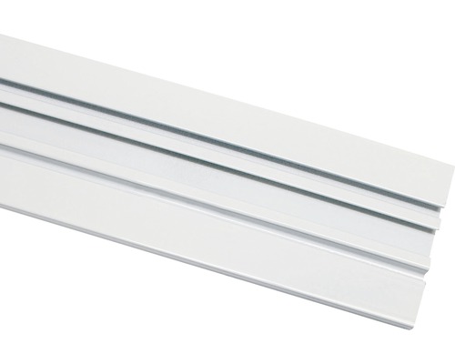 Rail de guidage blanc pour rideaux