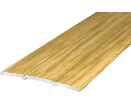 Übergangsprofil Alu eiche hell selbstklebend 38x2700 mm Übergangsprofil für Bodenbeläge