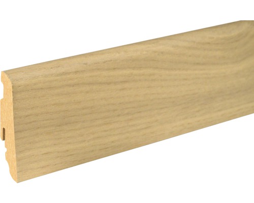 Plinthe SU60L chêne blanc FLEI262 19x58x2400 mm Plinthe en bois