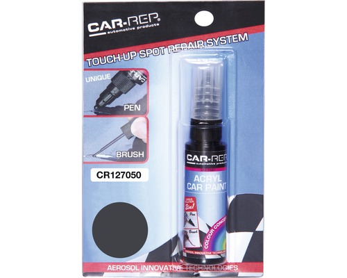 Maston Auto Lackstift 27050 metallic silber 12 ml Car-Rep Lackstift zur Ausbesserung von Lackschäden