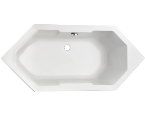 Sechseckbadewanne OTTOFOND York 80 x 180 cm weiss glatt 863401 Sechseckbadewanne OTTOFOND York 80 x 180 cm weiss glatt 863401