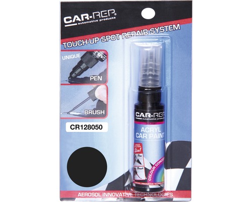Maston Stylo à peinture voiture 128050 noir 12 ml CAR-REP Stylo de retouche pour peinture automobile