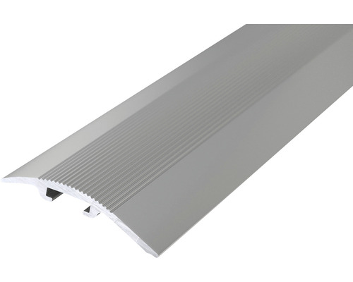 Profilé d'adaptation D.O.S. alu acier inoxydable poli 38x2700 mm Profilé de transition en aluminium