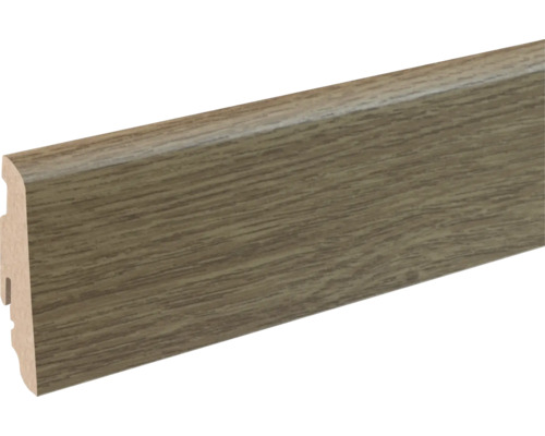 Plinthe stratifiée en chêne clair 58/20 2400x58x20 mm Plinthe en bois
