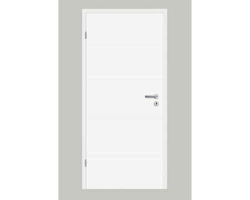Porte intérieure Pertura Linum 02 vernis blanc 86.0x198.5 cm gauche