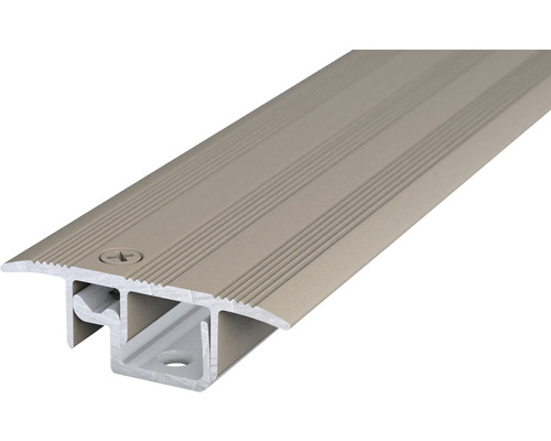 Cache-câble PS 400 alu acier inoxydable mat 42x900mm Profilé de transition en aluminium avec fixation par vis