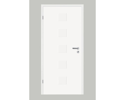 Porte intérieure Pertura Linum 03 vernis blanc 86.0x198.5 cm gauche