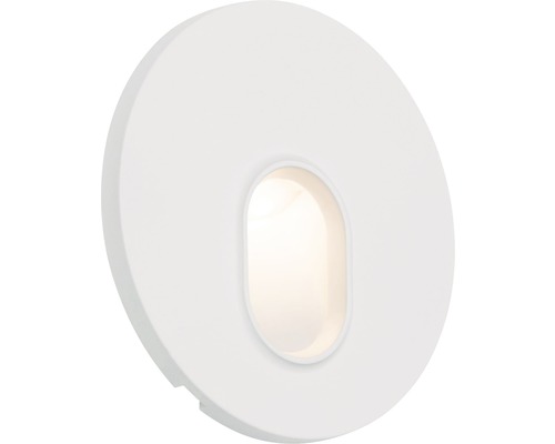 Runde, weisse LED Orientierungsleuchte für die Wandmontage