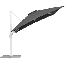 Freiarm-Sonnenschirm mit Standfuß für den Garten