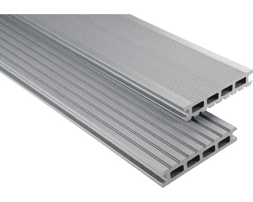 Lame de plancher Konsta WPC gris primaire mat 26x145x4000 mm