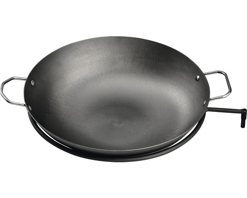 Wok asado 40 cm Wok avec poignées et support