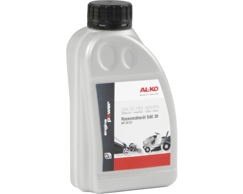 AL-KO Huile pour tondeuse SAE 30 pour moteurs 4 temps 0,6L Huile pour tondeuse à gazon AL-KO SAE 30 en bouteille de 1 litre