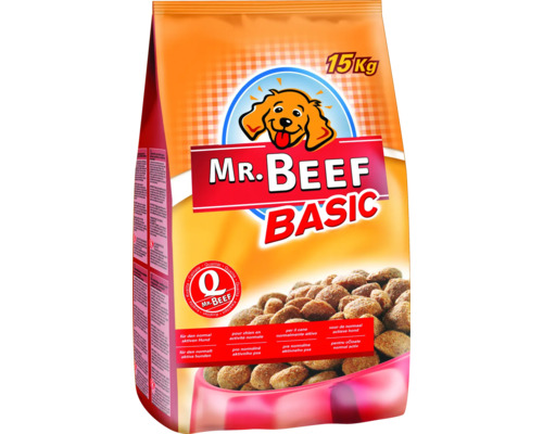 Aliment sec pour chien Mr. Beef Basic 15 kg