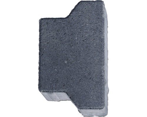 Pavé en double T demi-pierre anthracite 10 x 16.5 x 8 cm