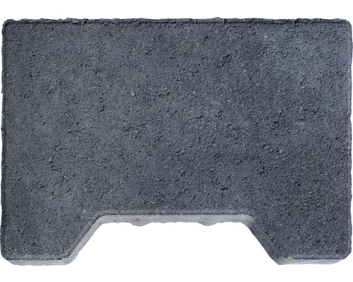 Pavé gris avec système de rainure et languette