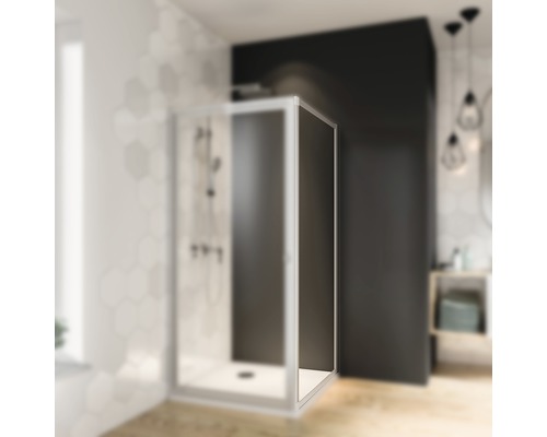 Seitenwand für Duschtür mit BREUER Fara4 90 cm Profil silber Klarglas Seitenwandanschlag links Seitenwandanschlag rechts Seitenwand für Duschtür mit BREUER Fara4 90 cm Profil silber Klarglas Seitenwandanschlag links Seitenwandanschlag rechts