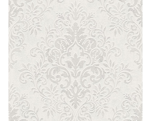Vliestapete 33924-6 Ornament grau Tapete mit floralem Damastmuster