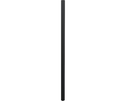 Poteau de panneau de clôture ALBERTS Chaussee/Circle/Guardian 5,1 x 5,1 x 170 cm noir