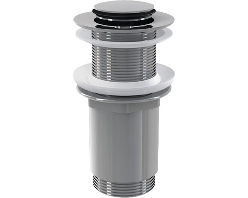 Ablaufventil Click-Clack 5/4" ohne Überlauf und Abdeckung chrom Ablaufventil Click-Clack 5/4" ohne Überlauf und Abdeckung chrom