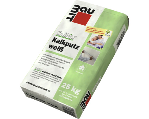 Baumit Kalkin® Kalkputz weiss 25 kg, Pal. = 42 Sack