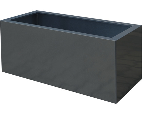 Jardinière rectangulaire en métal