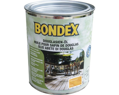 Huile pour douglas Bondex dans une boîte de 0,75 litre