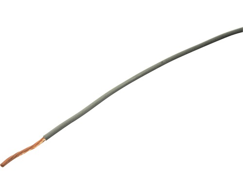 Câble électrique multibrin en T 1x10 mm2 gris Eca (au mètre)