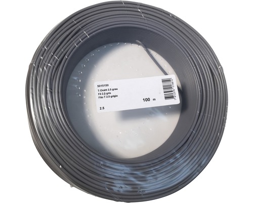 Fil T 2.5 mm² gris 100 m