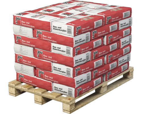 Palette mit Säcken Elektrikergips