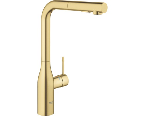 Robinet de cuisine avec douchette GROHE Essence cool sunrise brossé 30270GN0 Robinet de cuisine avec douchette extractible
