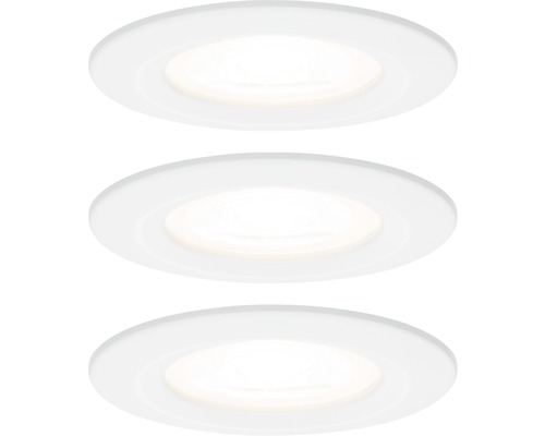 Éclairage LED à encastrer Nova rigide IP44 6,5W blanc
