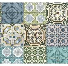 Muster aus verschiedenen Dekorfliesen