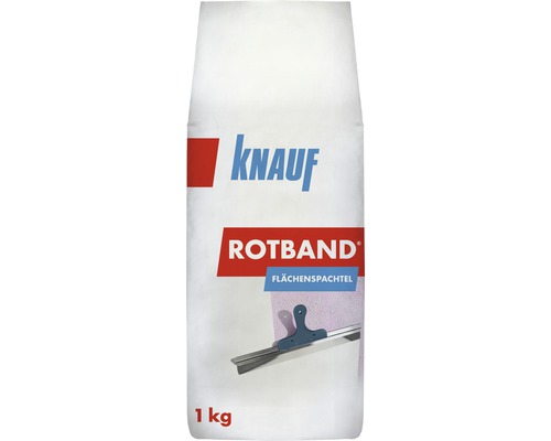 Enduit de surfaçage Rotband KNAUF 1 kg Knauf Rotband Enduit de lissage, emballage de 1 kg