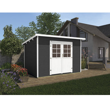 Gartenhaus weka 219 Gr.2 mit Fussboden 320 x 278 cm anthrazit