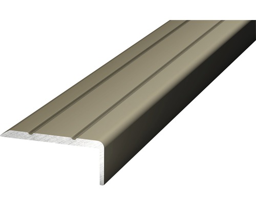 Profilé d’angle autocollant acier inoxydable mat 24.5 x 10 x 1000 mm Profilé d’angle autocollant acier inoxydable mat 24.5 x 10 x 1000 mm