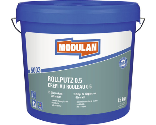 Crépi au rouleau MODULAN 5003 0.5 mm blanc 15 kg