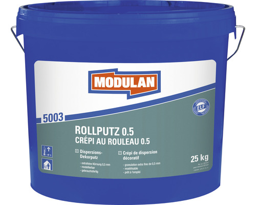 Crépi au rouleau MODULAN 5003 0.5 mm blanc 25 kg