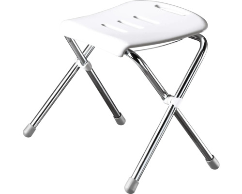 Tabouret de salle de bains Spirella Vivawell rabattable