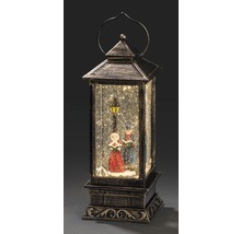 Dekorative Laterne mit Weihnachtsmotiv, beleuchtet