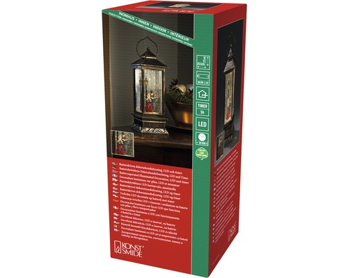 Verpackung einer batteriebetriebenen LED-Dekoration mit Timer