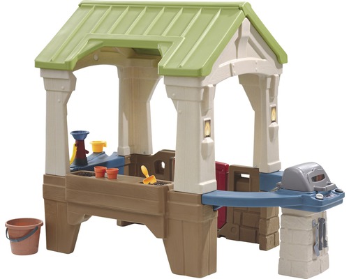 Maisonnette avec espace jardin et barbecue pour enfants